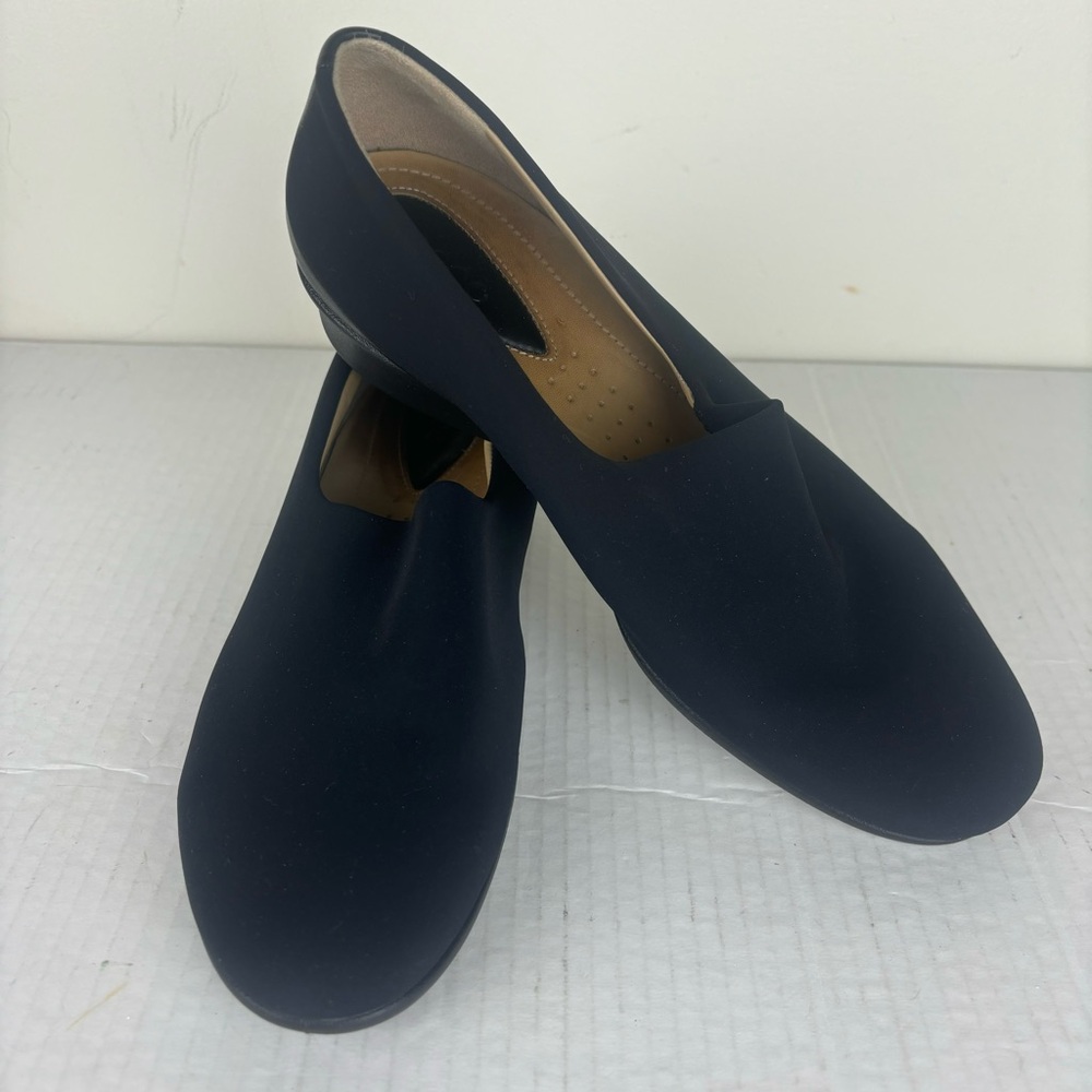 ECCO Fiona black stretch uppers comfort shoes-Woman’s 9-EUC